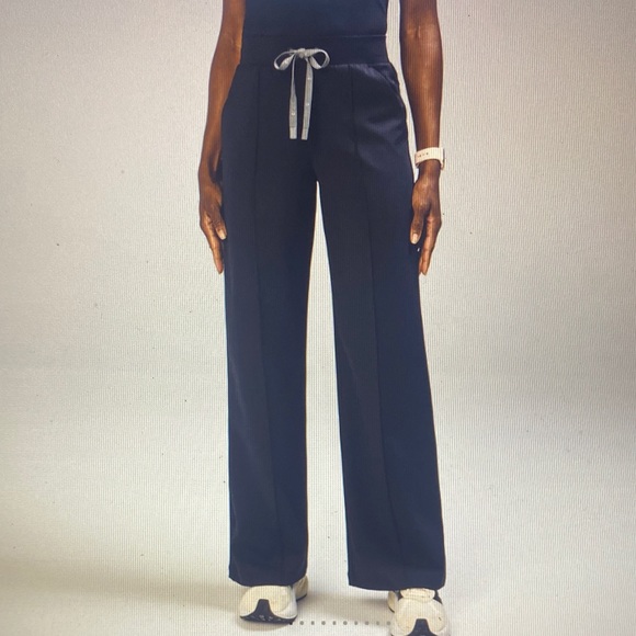 Figs Pants - High Waisted Salina FORMx Wide Leg Scrub Pants